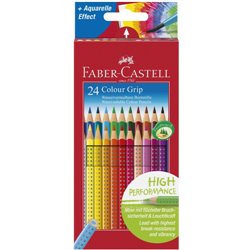 ESTUCHE 24 LAPICES COLOR GRIP FABER CASTELL 112424