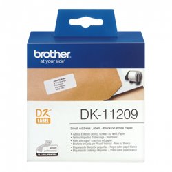 BROTHER ETIQUETAS DE DIRECCIÓN PEQUEÑAS 62MMX29MM, 800 UNIDA