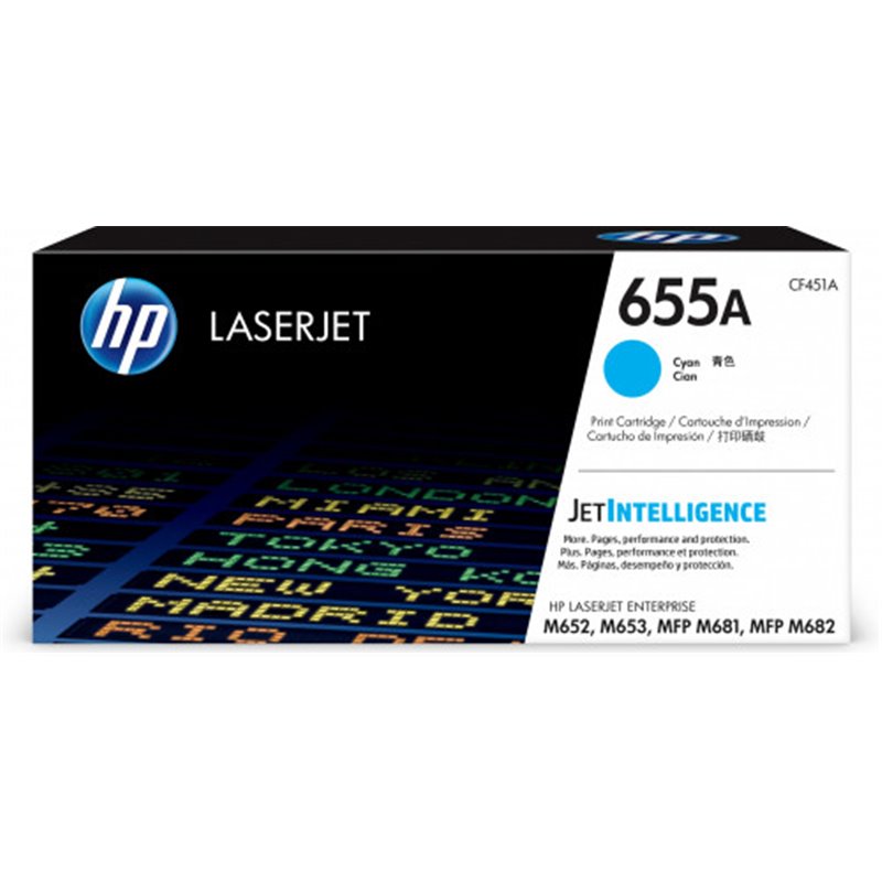 HP 655A TONER HP655A CIAN (CF451A)