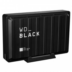 Western Digital D10 disco duro externo 8000 GB Negro, Blanco