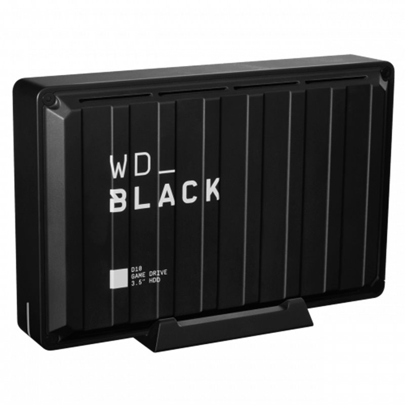 Western Digital D10 disco duro externo 8000 GB Negro, Blanco