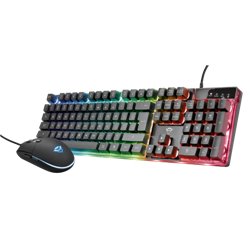 Trust GXT 838 Azor Gaming Combo teclado USB QWERTY Español Negro