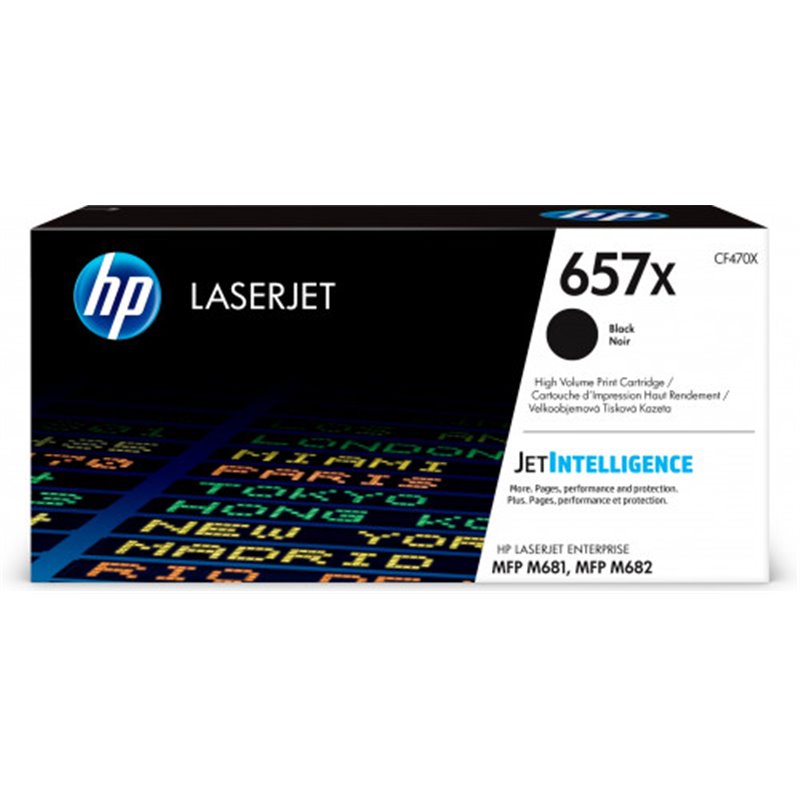 HP TONER 657X NEGRO ALTA CAPACIDAD LASERJET M681 (CF470X)