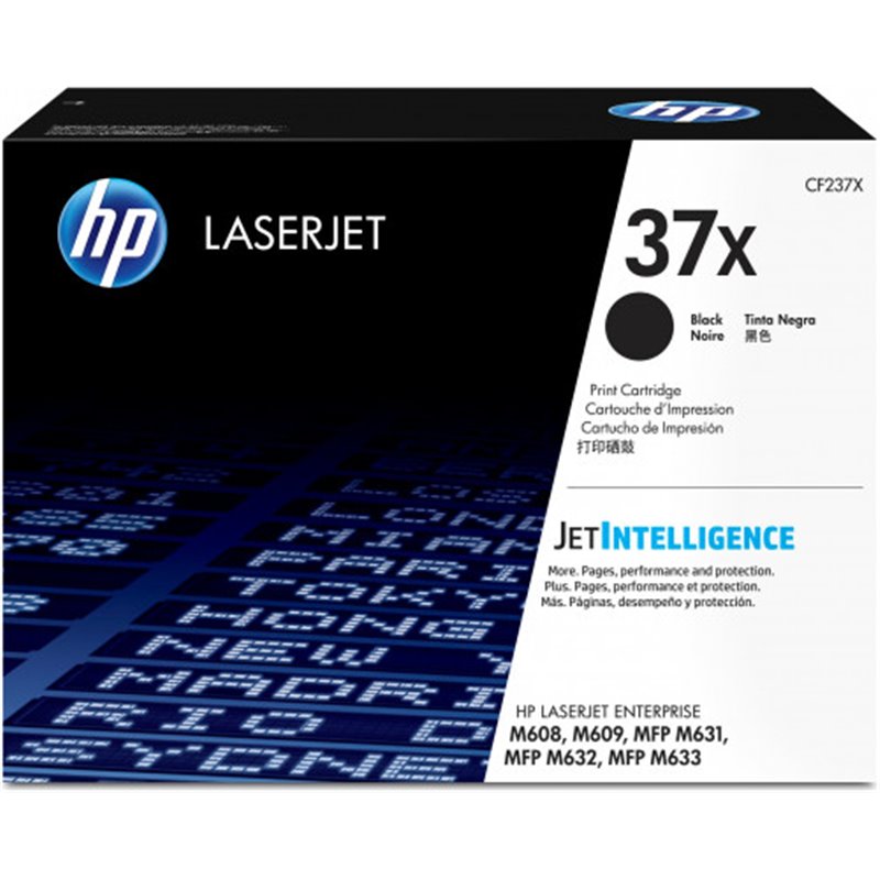 HP 37X TONER HP37X NEGRO (CF237X)