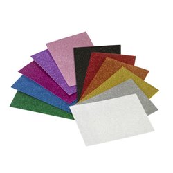 LAMINA EVA 40X60 CM. PURPURINA FUCSIA FAIBO 1659-12