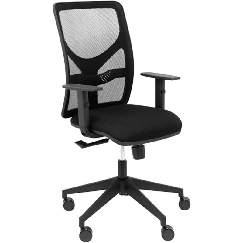 SILLA MODELO MOTILLA MALLA NEGRA BRAZO REGULABLE ASIENTO BALI NEGRO PIQUERAS Y CRESPO 21SBALI840B10