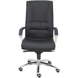 SILLÓN MODELO GINETA SIMIL PIEL NEGRO PIQUERAS Y CRESPO 251CBNE