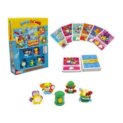 JUEGO DE CARTAS SUPERTHINGS + 5 FIGURAS