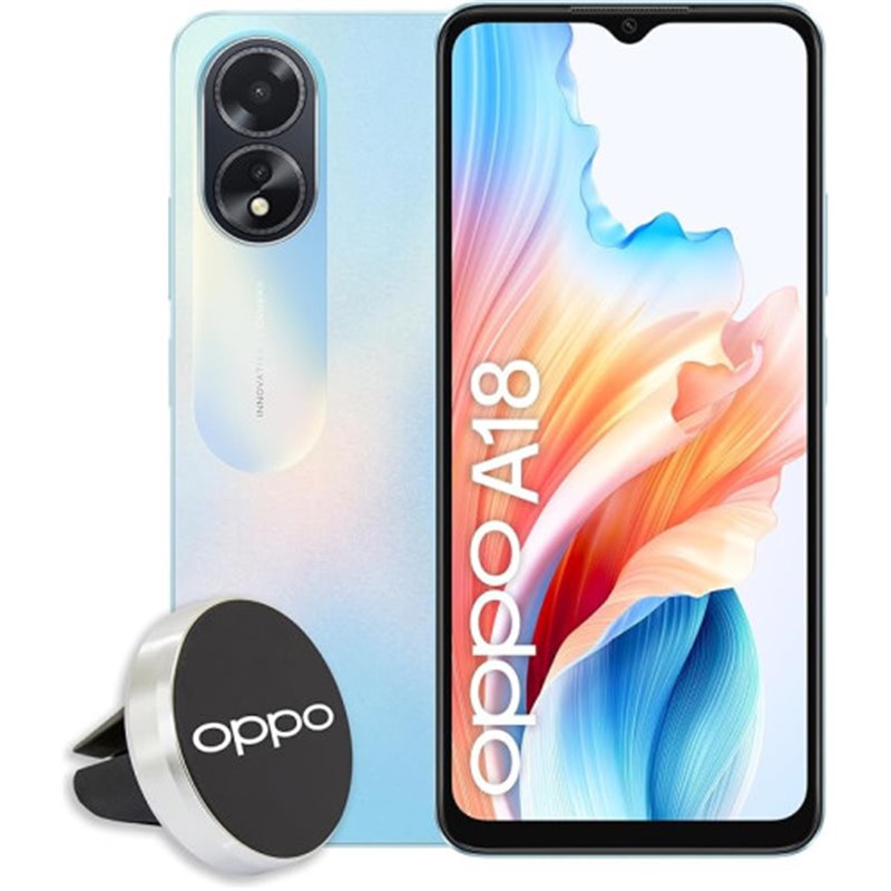 OPPO A18 4GB+128GB AZUL+CABLE USB