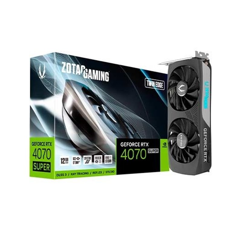 TARJETA GRÁFICA ZOTAC RTX 4070 SUPER TWIN EDGE 12GB