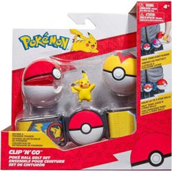 SET CINTURON POKE BALL PIKACHU POKEMON