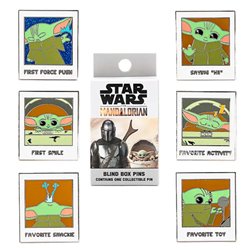 Blind Box Enamel Pin Yoda the Child The Mandalorian Star Wars Loungefly surtido