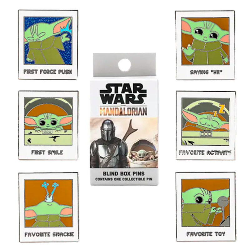 Blind Box Enamel Pin Yoda the Child The Mandalorian Star Wars Loungefly surtido