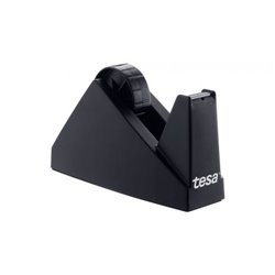 DISPENSADOR SOBREMESA "PORTARROLLOS" EASY CUT ECONOMY PARA ROOLLOS DE 66M. NEGRO TESA 57431-00000-02