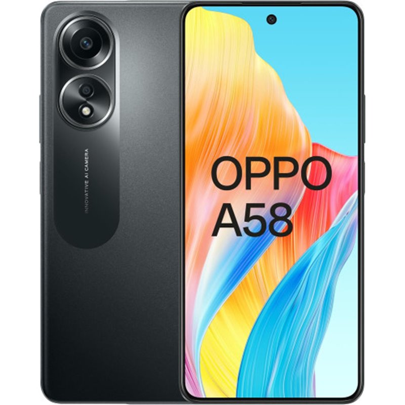 OPPO A58 6GB/128GB BLACK + USB 3.1 TYPE C