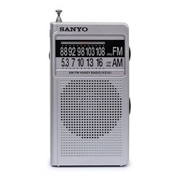 Radio Port�til Sanyo KS101 con Altavoz AM/FM