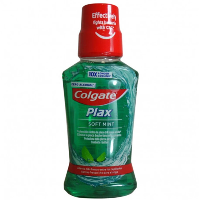 ENJUAGUE BUCAL PLAX COLGATE SUAVE MENTA 250ML