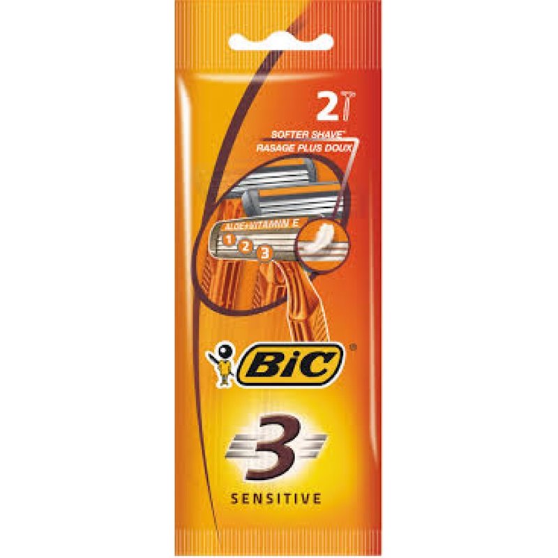 MAQUINILLA BIC SENSITIVE 3 2UD