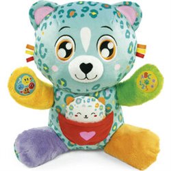 PELUCHE BEBE LEOPARDO INTERACTIVO