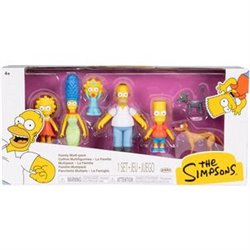 BLISTER 7 FIGURAS FAMILA LOS SIMPSONS 6CM