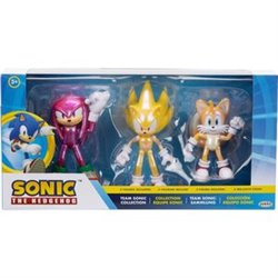 BLISTER 3 FIGURA ULTIMATE TEAM UP SONIC THE HEDGEHOG 10CM