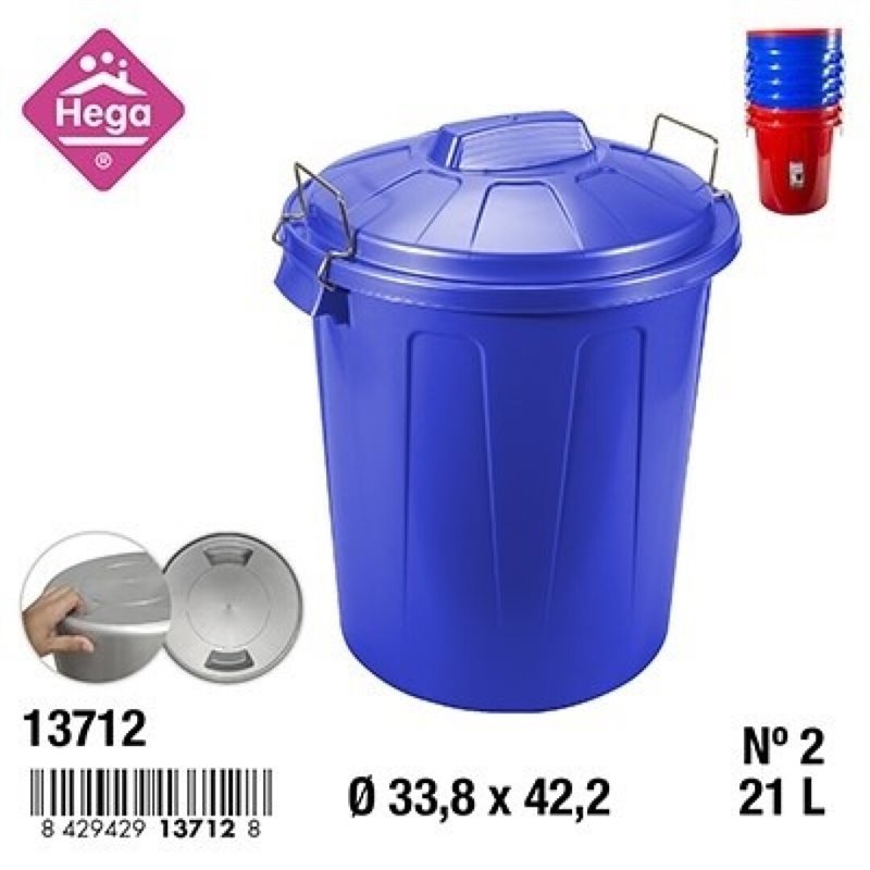 CUBO BASURA ESLA No.2 RDN 21L