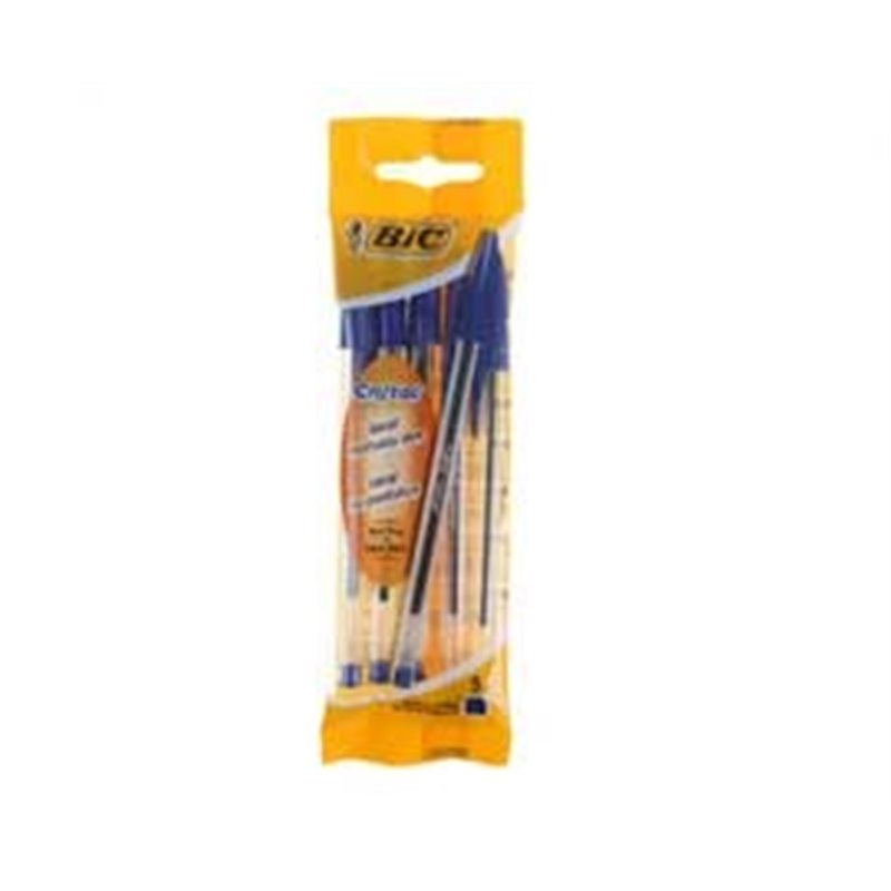 BIC CRISTAL AZUL X5