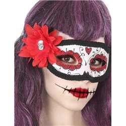 ANTIFAZ DIA DE LOS MUERTOS ROJO