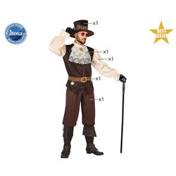 DISFRAZ STEAMPUNK HOMBRE ADULTO DISTOP�A