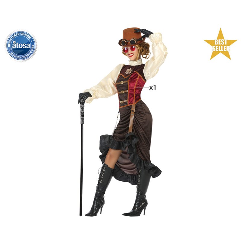 DISFRAZ STEAMPUNK MUJER ADULTO DISTOP�A