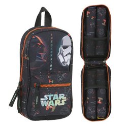 PLUMIER MOCHILA C/4 PORT. VACIO STAR WARS ''THE DARK SIDE''.