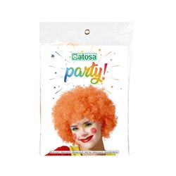 PELUCA PAYASO NARANJA