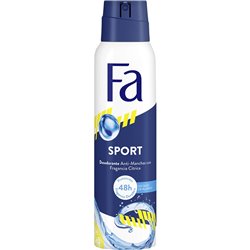 DESODORANTE SPRAY SPORT FA 150 ML.