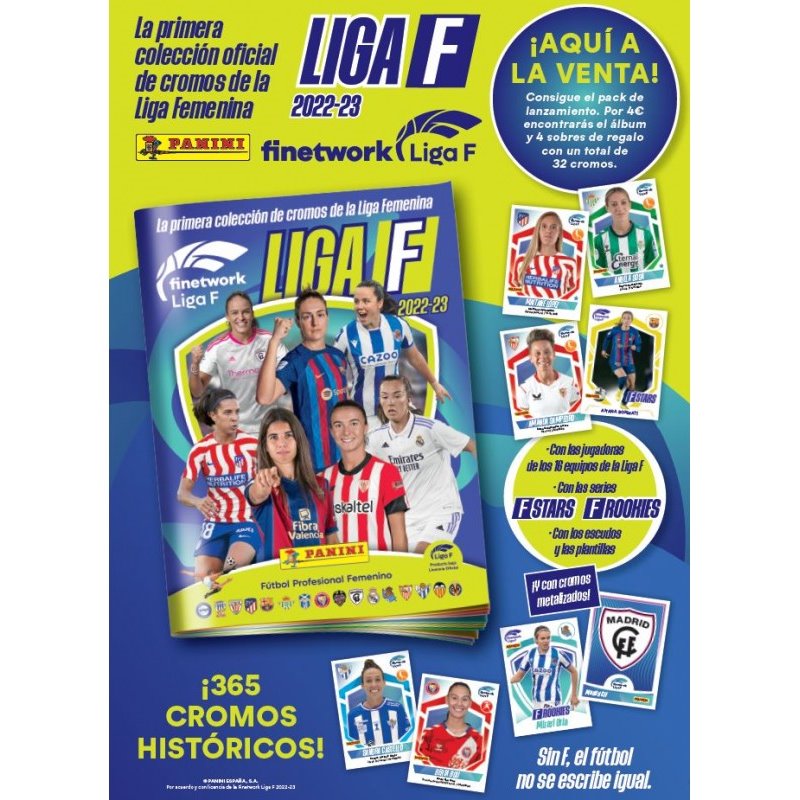 PACK LANZAMIENTO LIGA FEMENINA 2022-23 DE PANINI