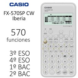 Calculadora cient�fica fx-570SP CW CASIO