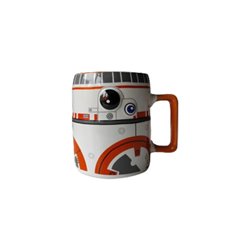 TAZA DE CERAMICA CON RELIEVE BB8