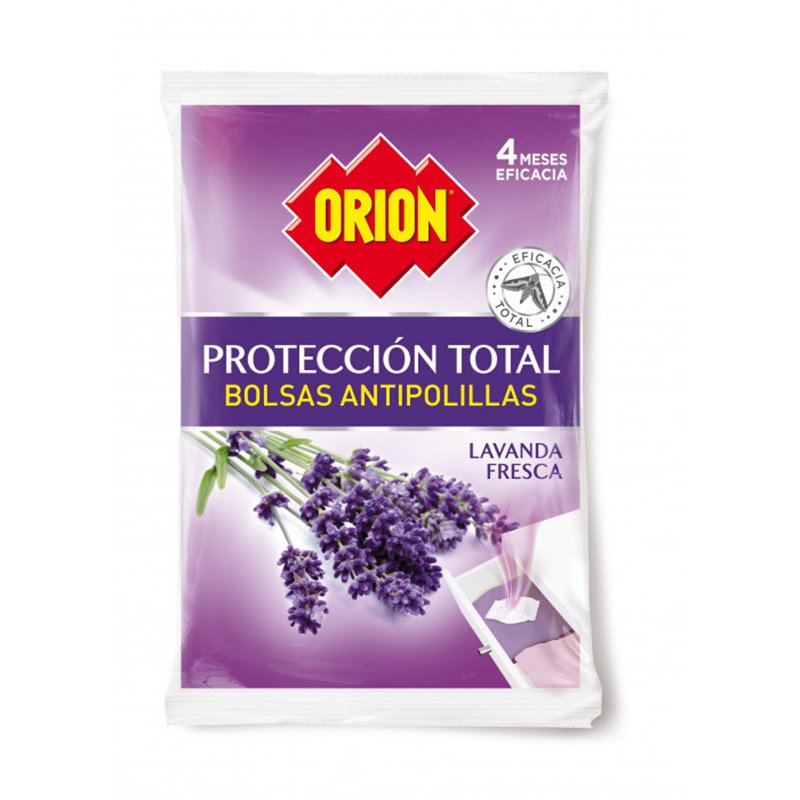 BOLSAS ANTIPOLILLAS Y ANTI�CAROS LAVANDA FRESCA ORION