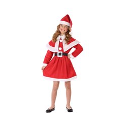 DISFRAZ PAPA NOEL INFANTIL NI�A 3/4 A�OS