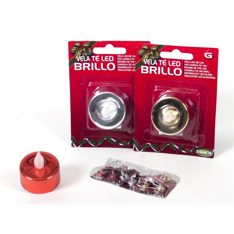 VELA TE LED BRILLO 3.5X4CM 3STD