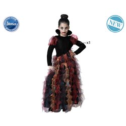 DISFRAZ VAMPIRESA VESTIDO LARGO NI�A INFANTIL