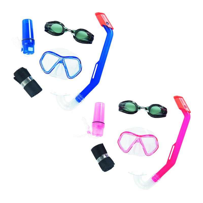 BESTWAY. HYDRO-SWIM. SET LIL BARRACUDA MASCARA Y SNORKEL