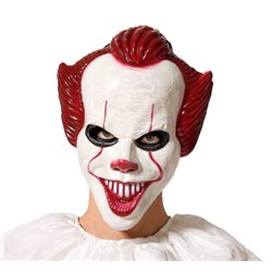 MASCARA PAYASO MACABRO HALLOWEEN 30X23 CM PVC