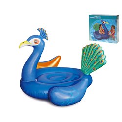 PAVO REAL 122X100CM HINCHABLE AZUL 1 ST