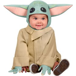 DISFRAZ BABY YODA BEBE 1-2 A�OS