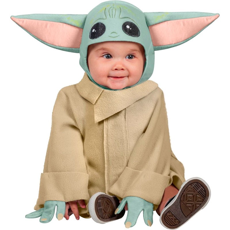 DISFRAZ BABY YODA BEBE 1-2 A�OS