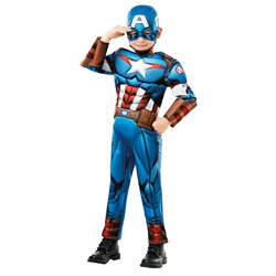 DISFRAZ CAPITAN AMERICA DELUXE INFA