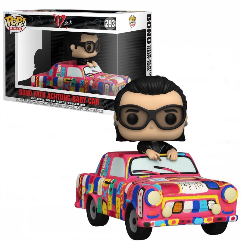 FUNKO POP! BONO WITH ACHTUNG BABY CAR 293 - U2 ZOOTV