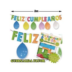 GUIRNALDA FELIZ CUMPLEA�OS FLUOR