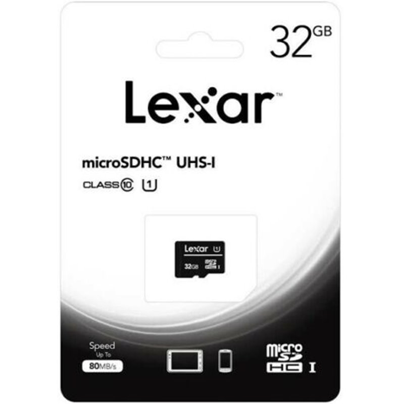 TARJETA MEMORIA 32GB CLASS 10 80MB/S MICRO SDHC UHS-I