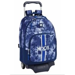 MOCHILA RUEDAS MOOS AZUL